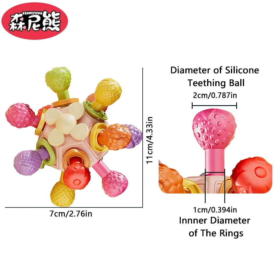 Jouet de dentition pour bébé Montessori Manhattan.