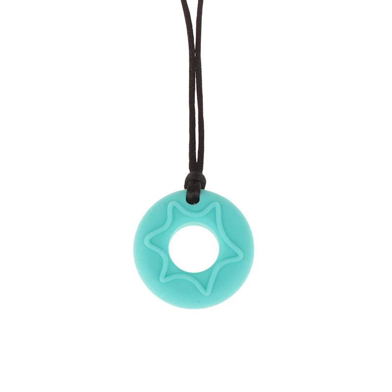 Collier de dentition sensoriel en silicone.