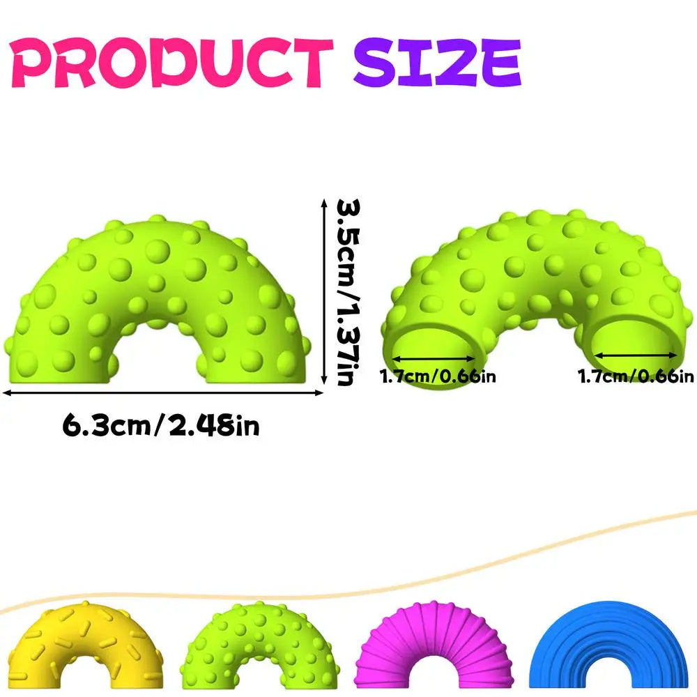 Jouets sensoriels à texture à manipuler.