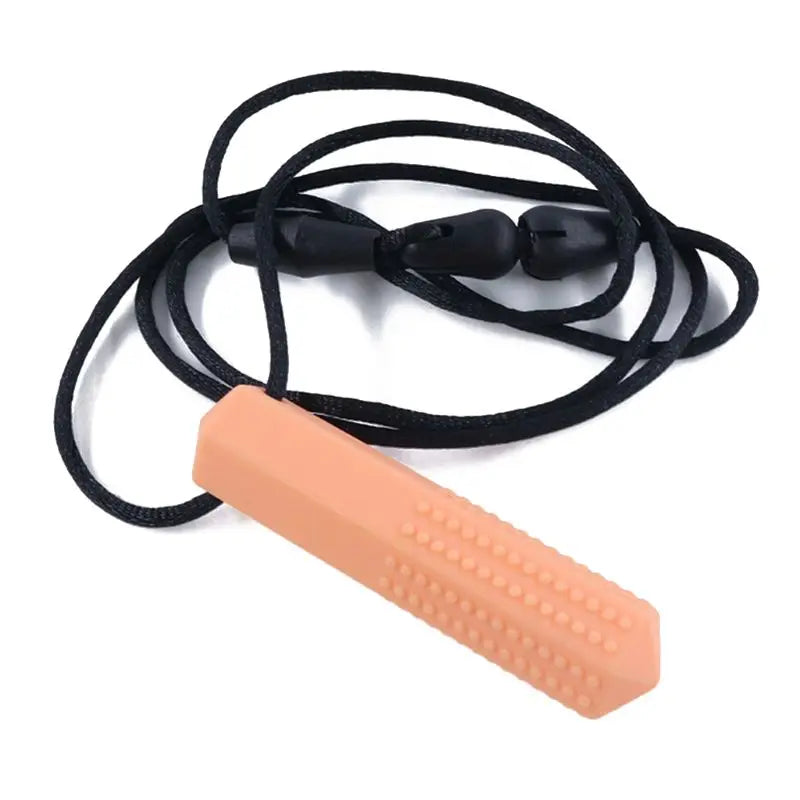 Pendentif de dentition en silicone pour bébé.