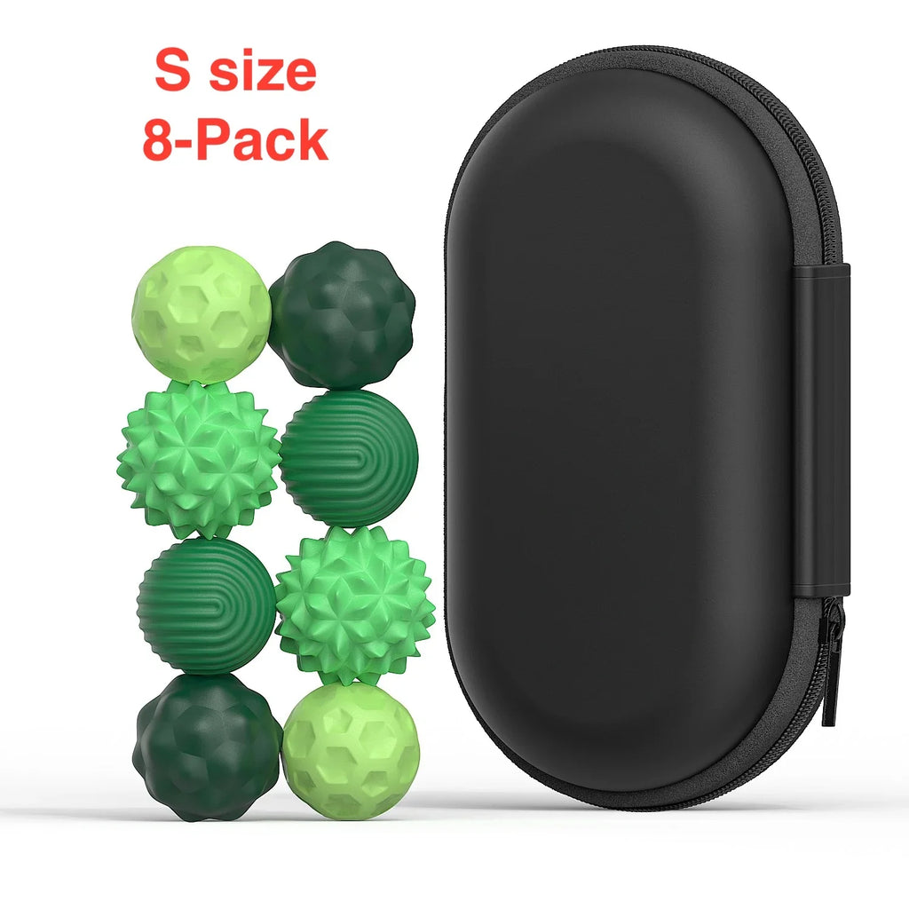 Balles magnétiques jouet anti-stress (8 pièces).