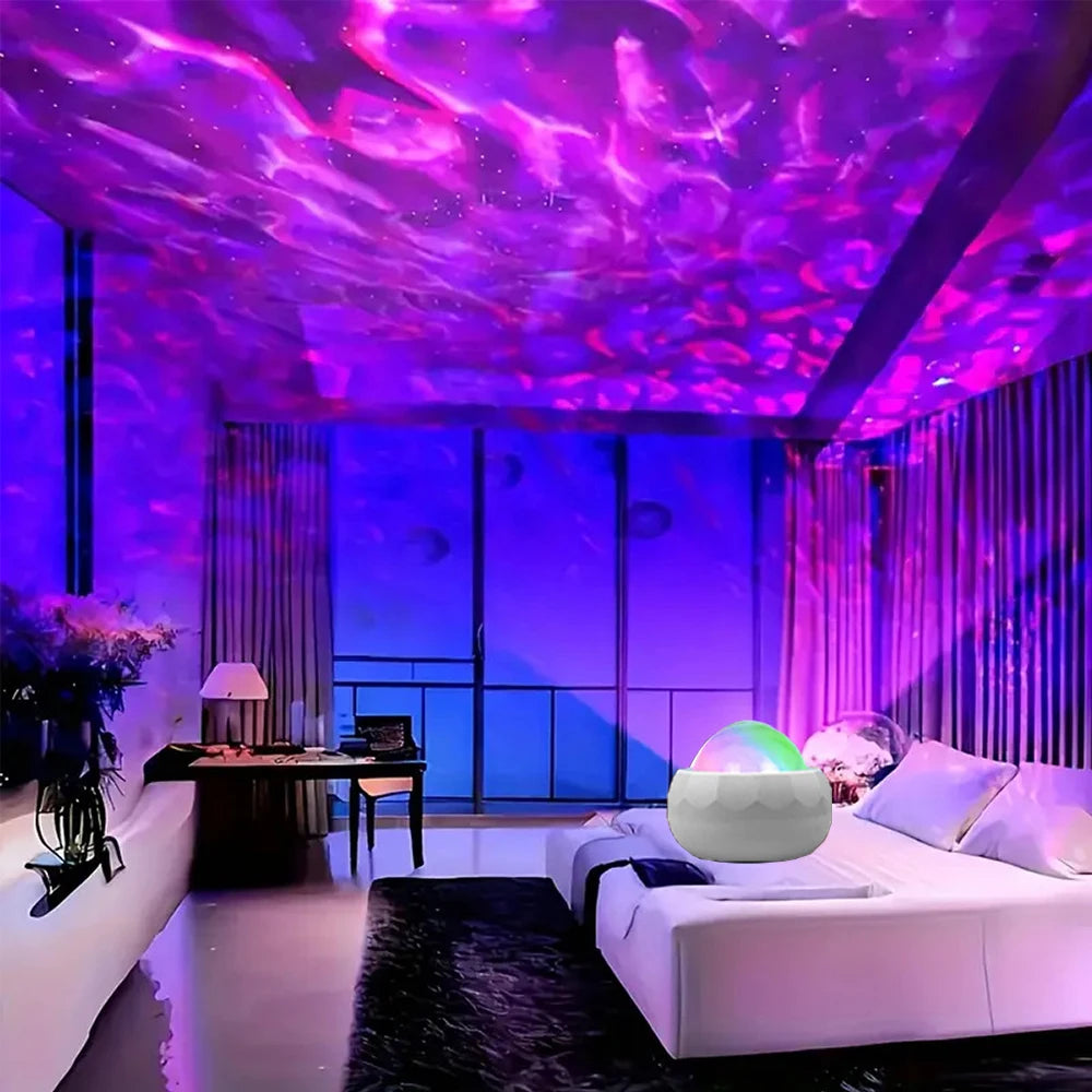 Lampe projecteur aurores boréales pour chambre.