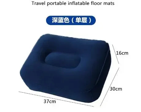 Coussin repose-pieds gonflable.