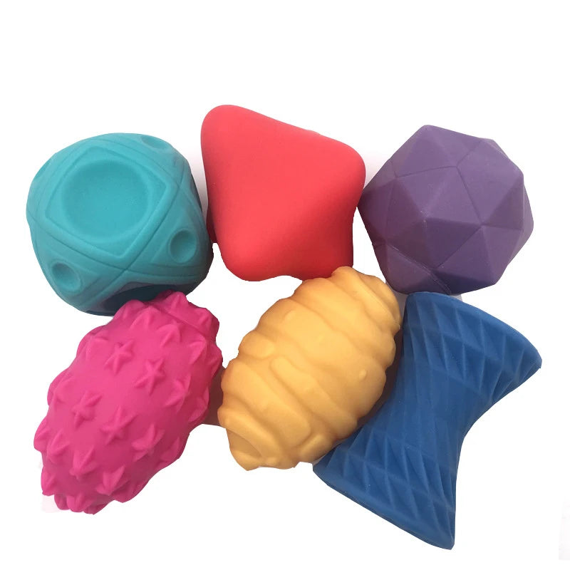 Balles sensorielles pour bébé (6 pièces).