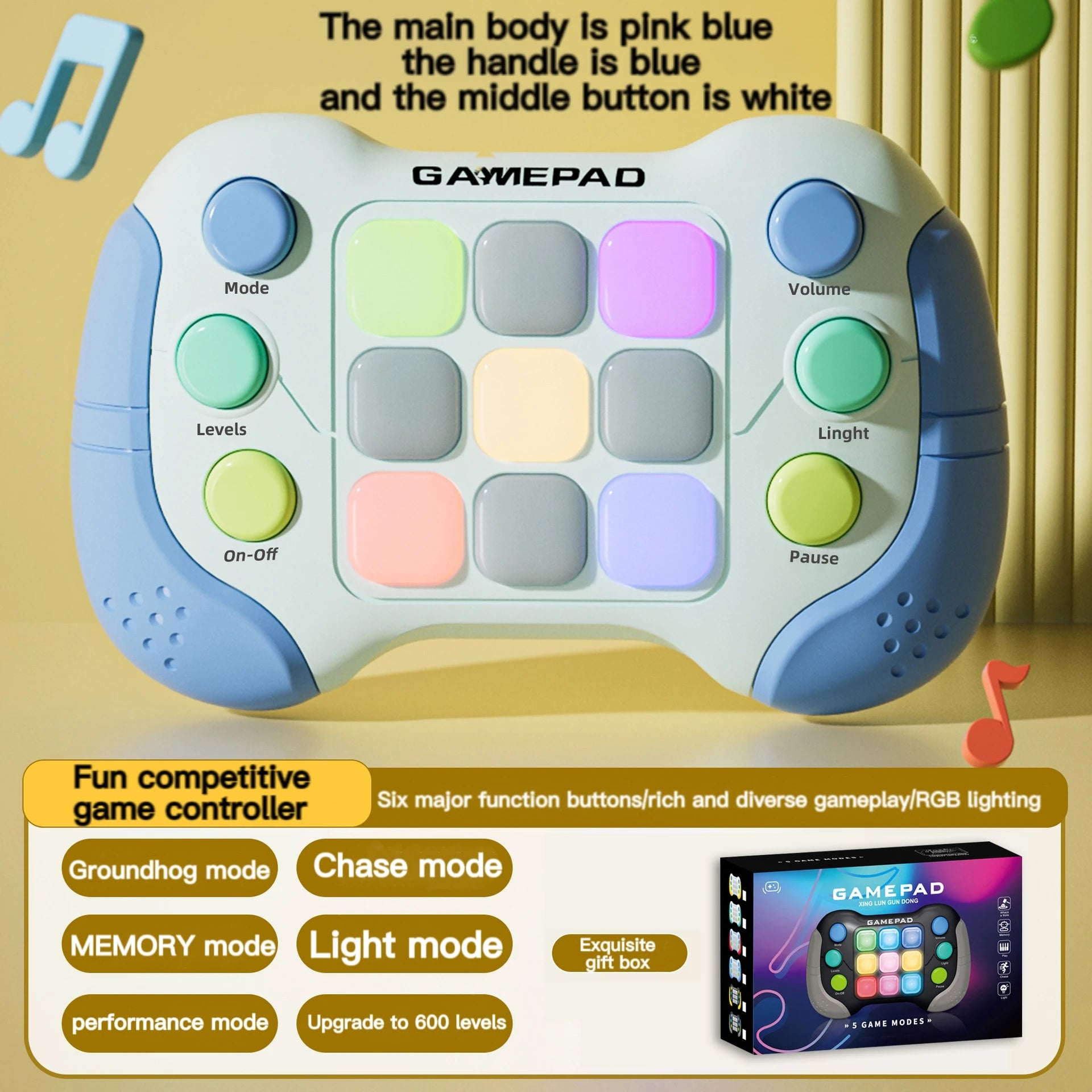 Jeu compétitif de type whac-a-mole.