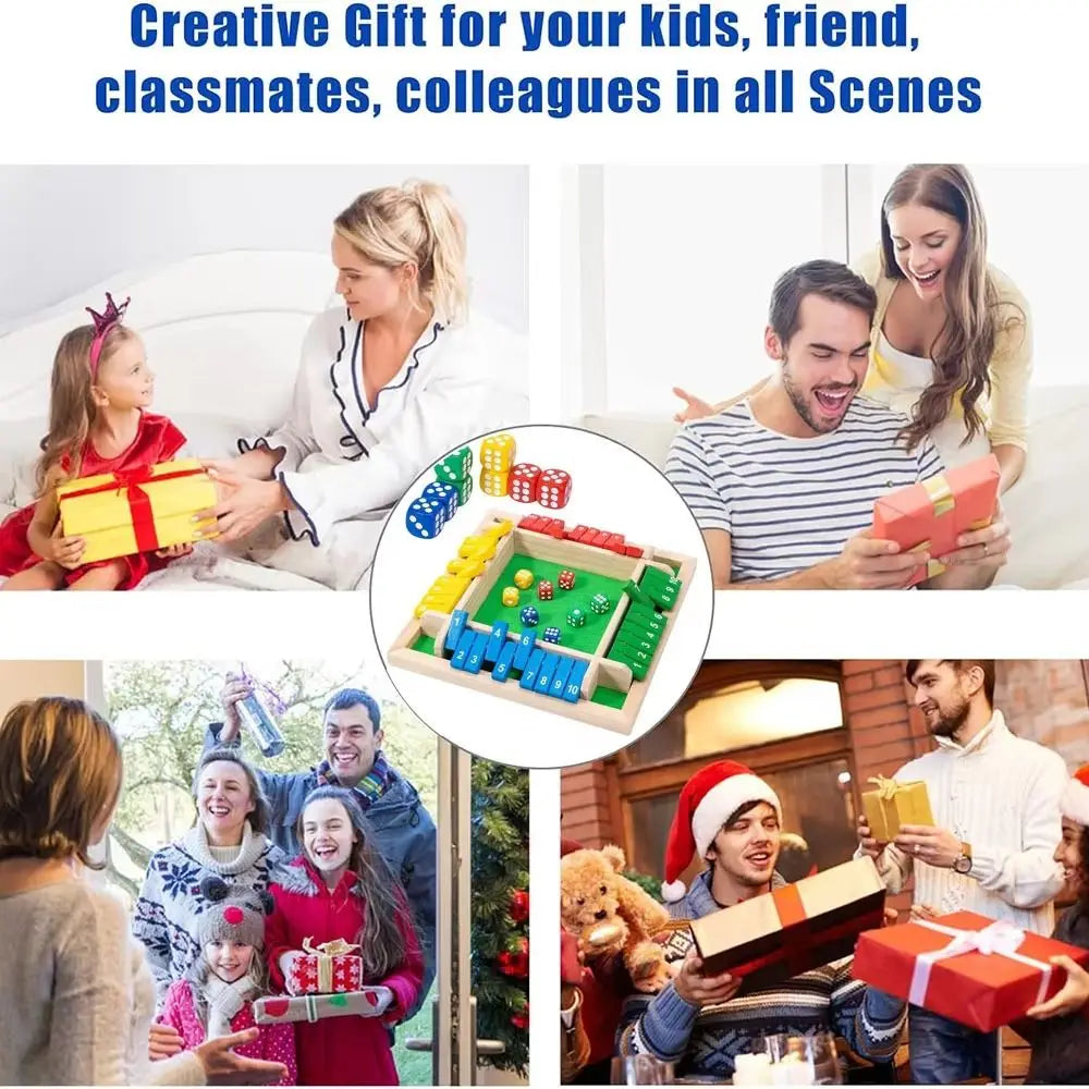 Jeu de société ''Shut The Box''.