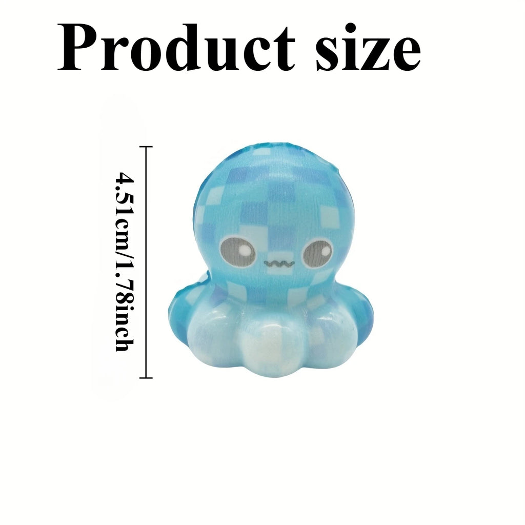 Balles anti-stress en forme de pieuvre, ensemble de balles à presser et à écraser (12 pièces).