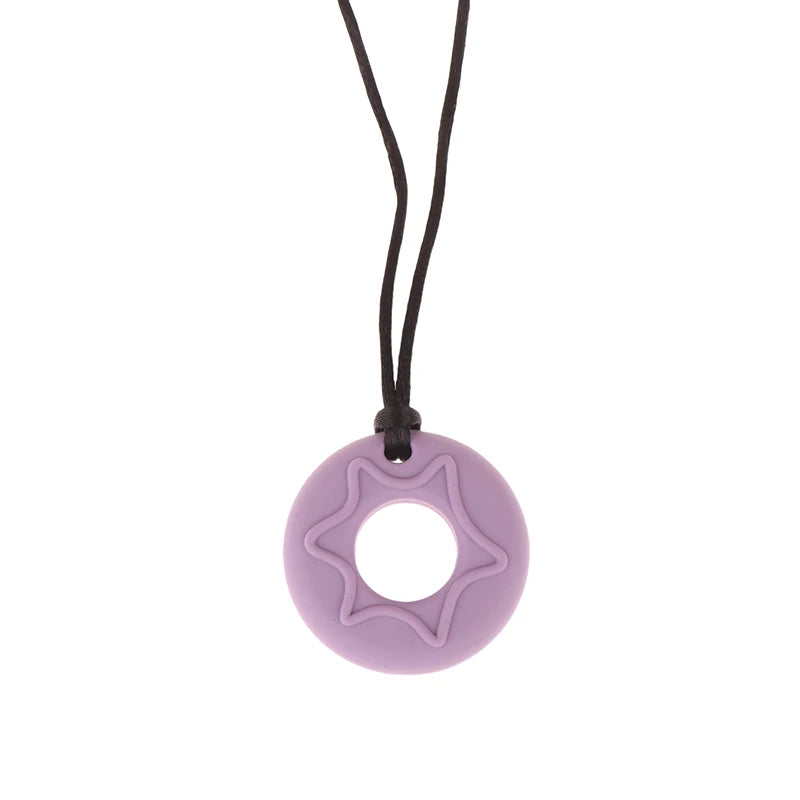 Collier de dentition sensoriel en silicone.