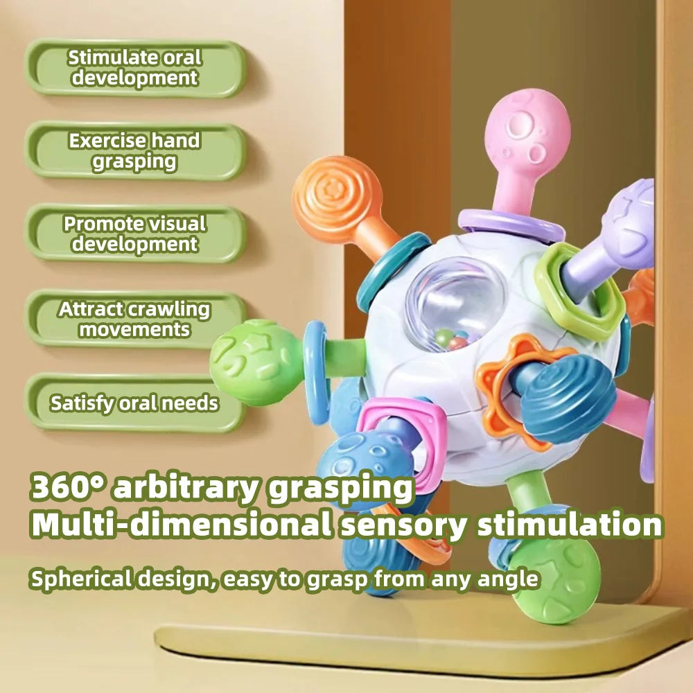 Jouet de dentition pour bébé Montessori Manhattan.