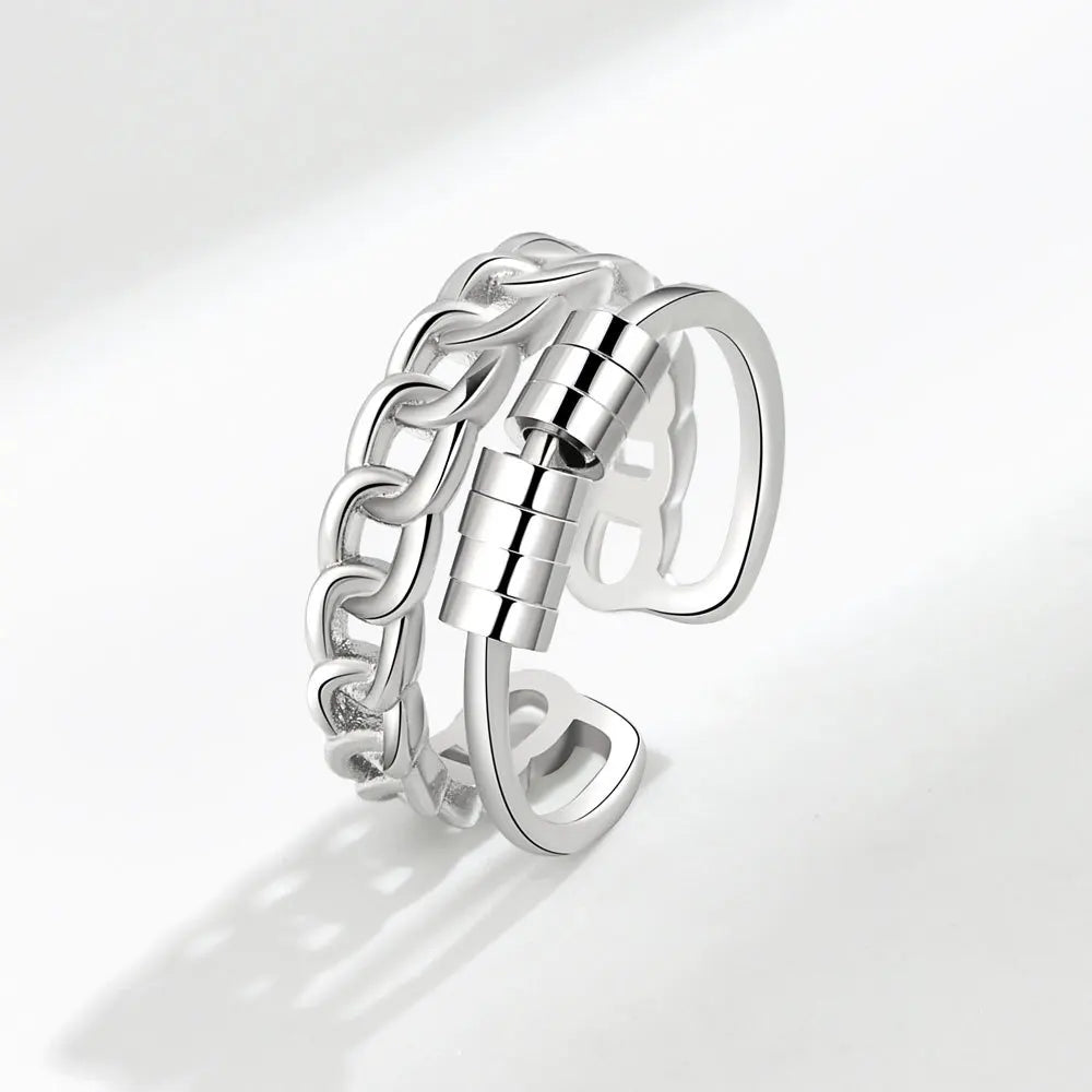 Bague anti-stress pour femme.