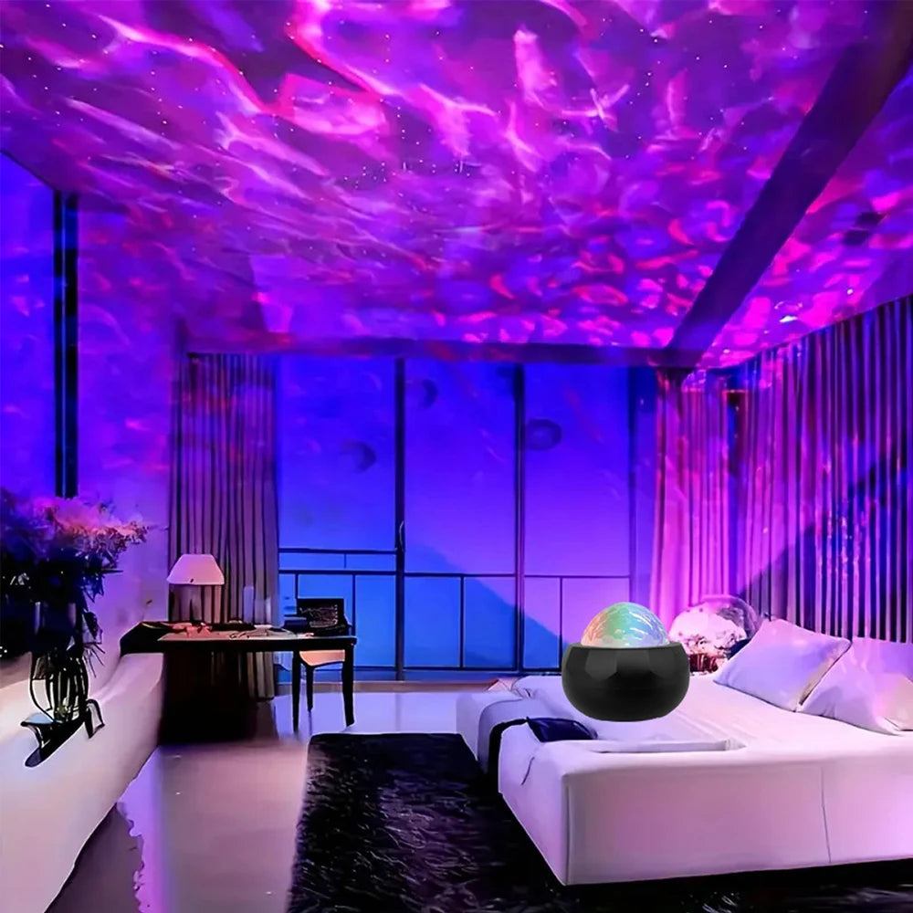 Lampe projecteur aurores boréales pour chambre.