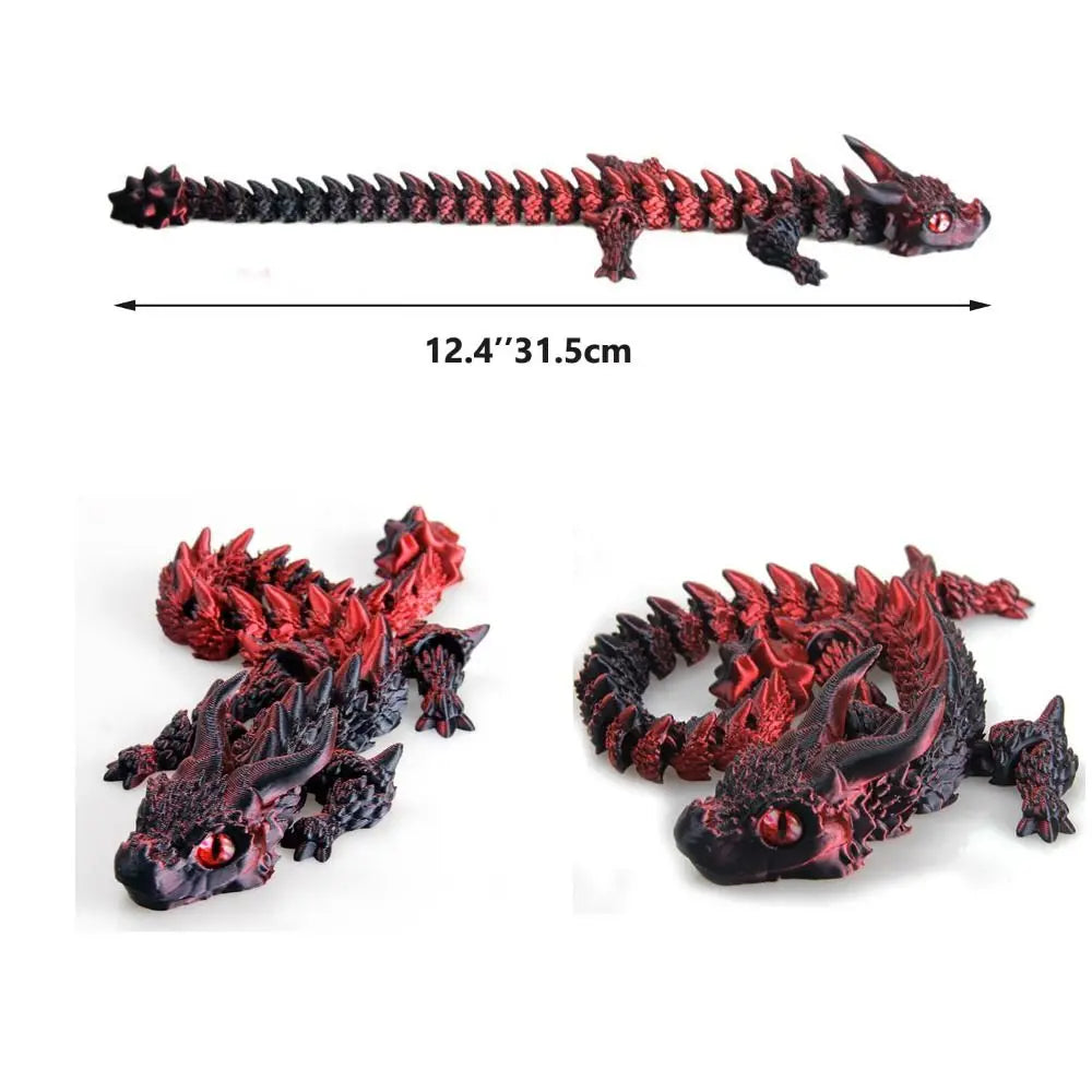 Dragon articulé imprimé en 3D.