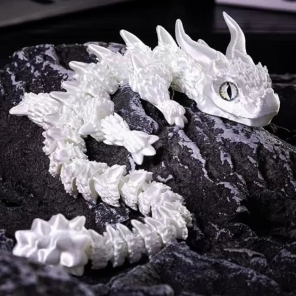 Dragon articulé imprimé en 3D.