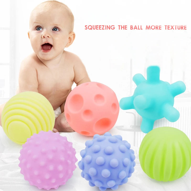 Balles sensorielles pour bébé (6 pièces).