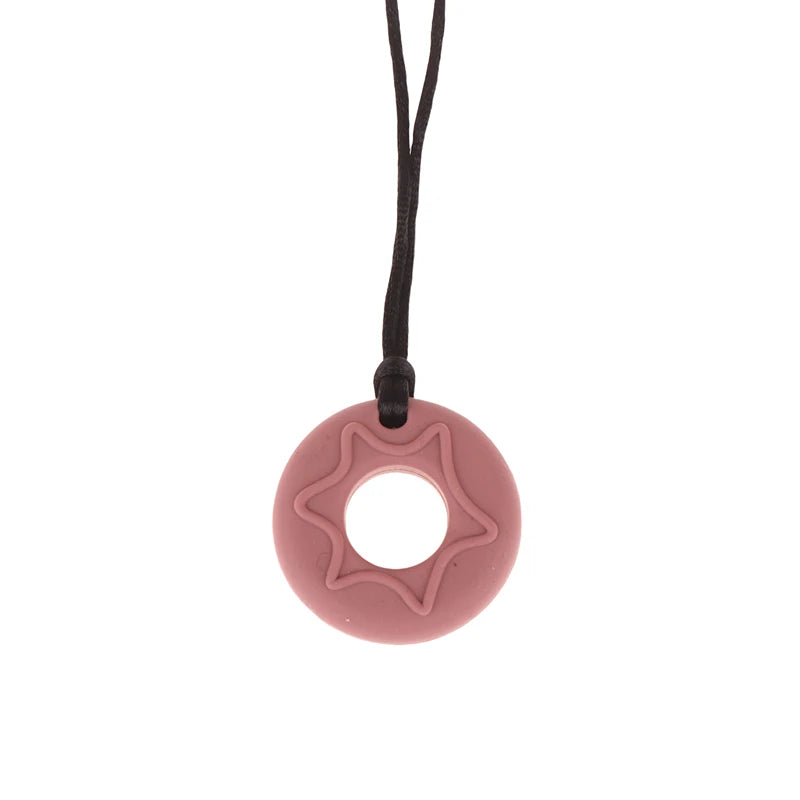 Collier de dentition sensoriel en silicone.