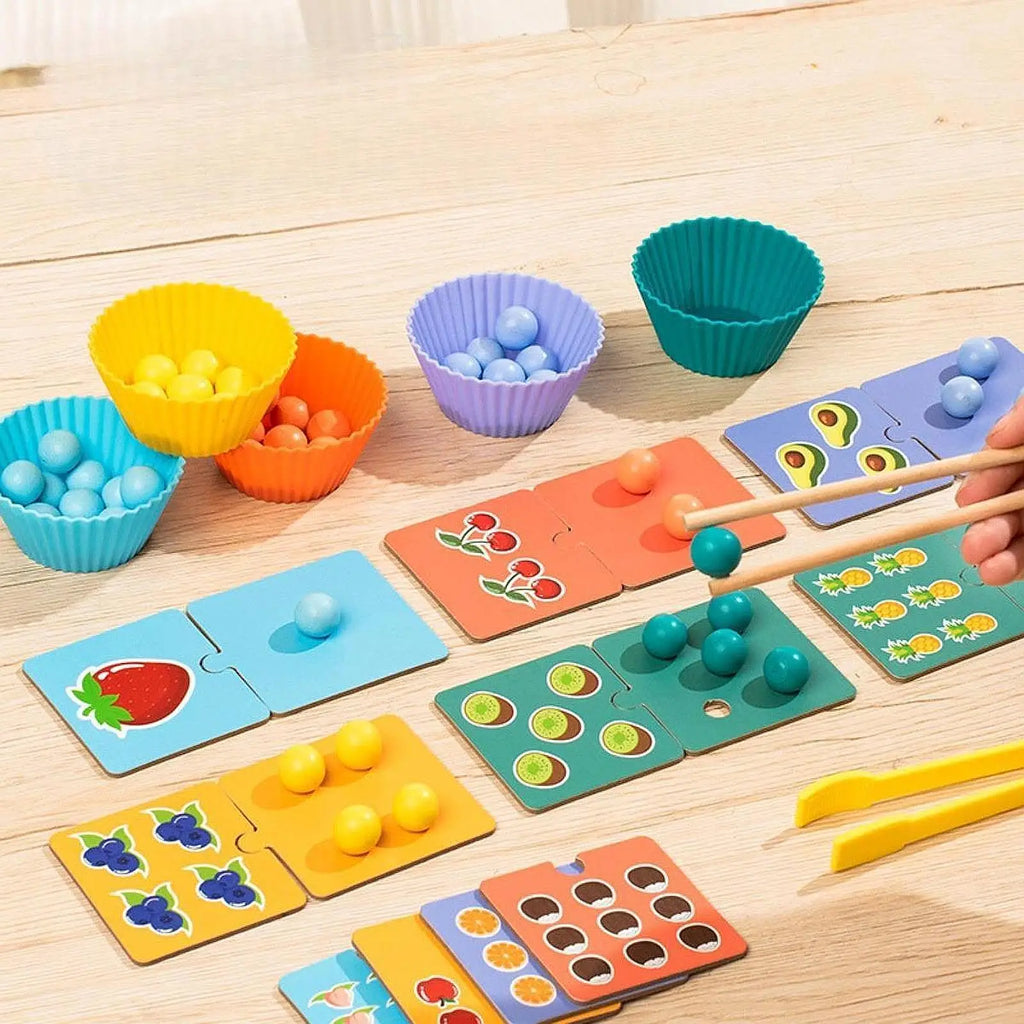 Jouet pour compter et trier par couleur, jouet éducatif de mathématiques.