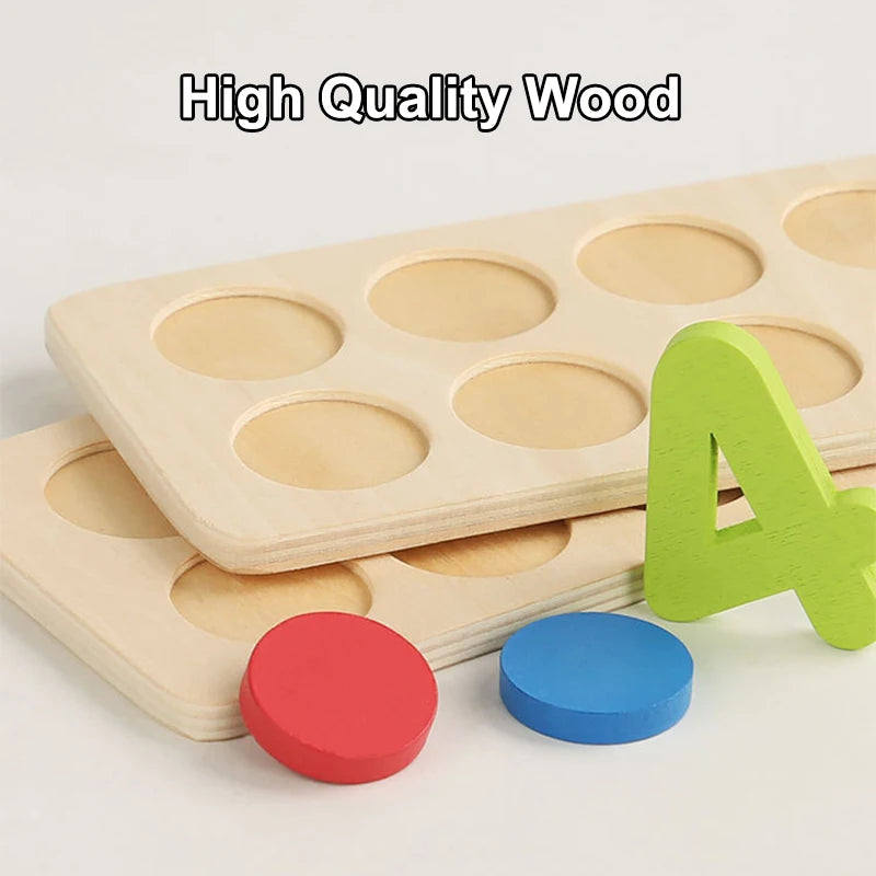 Jeu de mathématiques, jouet Montessori