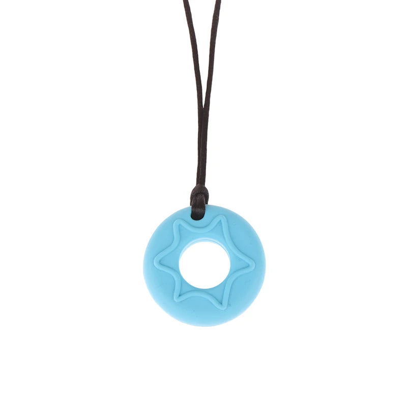 Collier de dentition sensoriel en silicone.